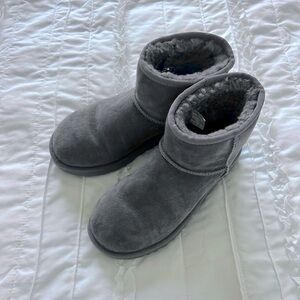 sold- grey ugg classic mini boot